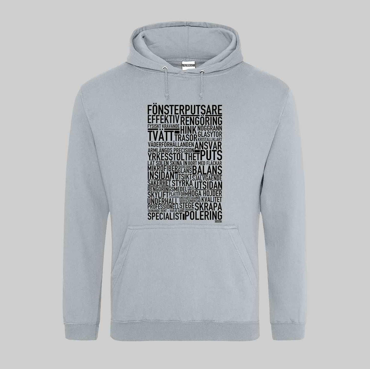 Fönsterputsare Text Hoodie