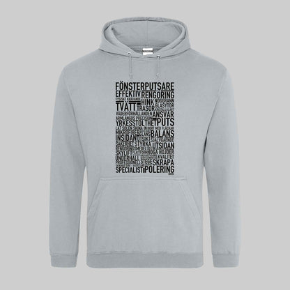 Fönsterputsare Text Hoodie