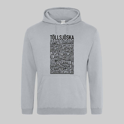 Töllsjöska Dialekt Text Hoodie