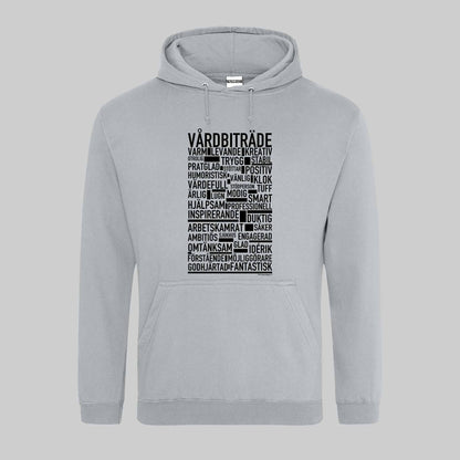 Vårdbiträde Text Hoodie