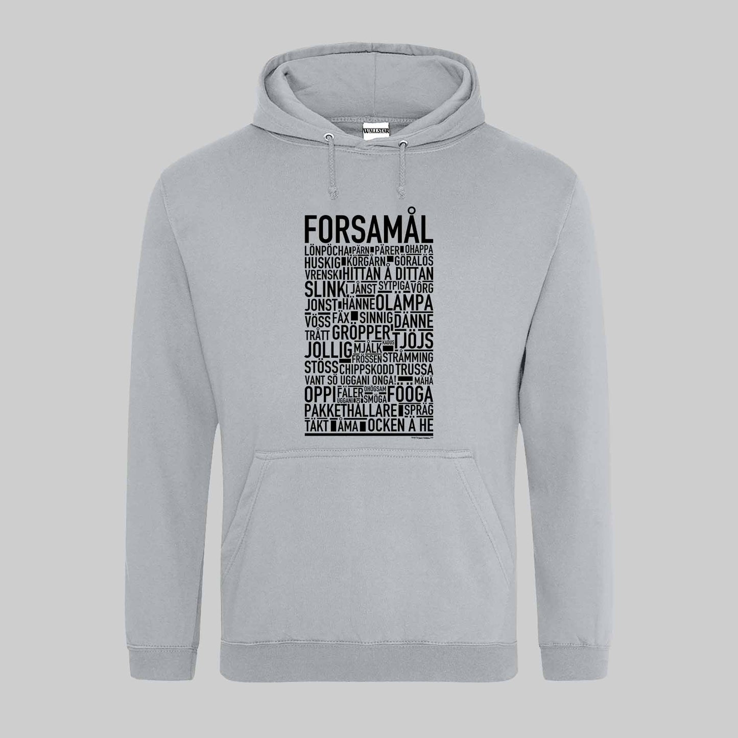 Forsamål Dialekt Text Hoodie