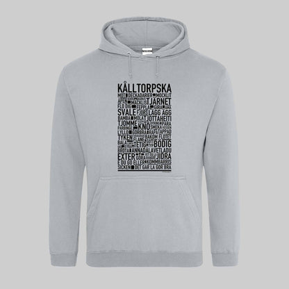 Kålltorpska Dialekt Text Hoodie