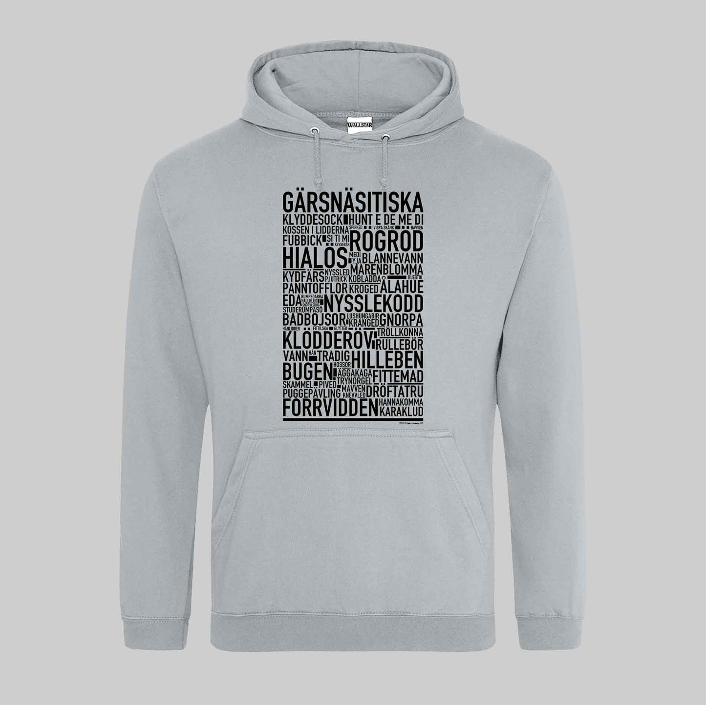 Gärsnäsitiska Dialekt Text Hoodie