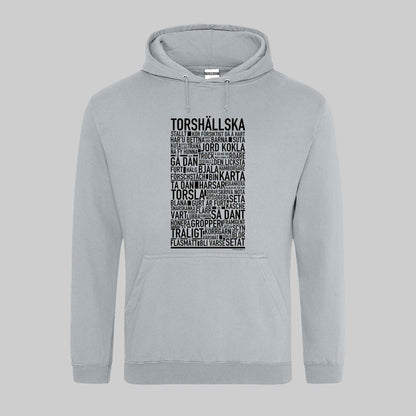 Torshällska Dialekt Text Hoodie