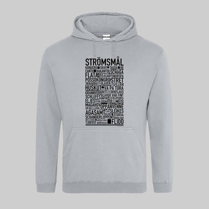 Strömsmål Dialekt Text Hoodie