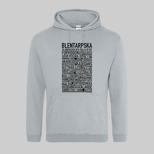 Blentarpska Dialekt Text Hoodie