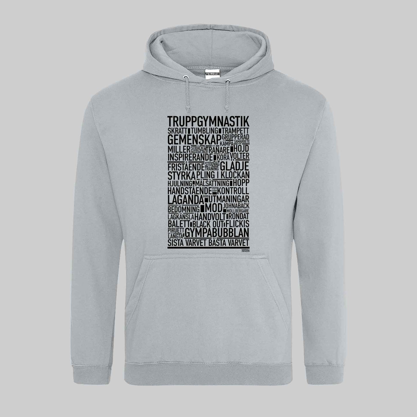 Truppgymnastik Text Hoodie