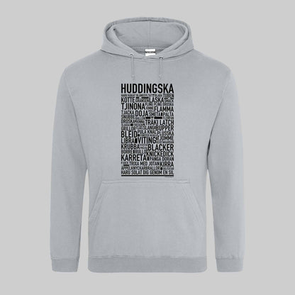 Huddingska Dialekt Text Hoodie