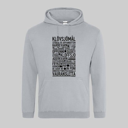 Klövsjömål Dialekt Text Hoodie