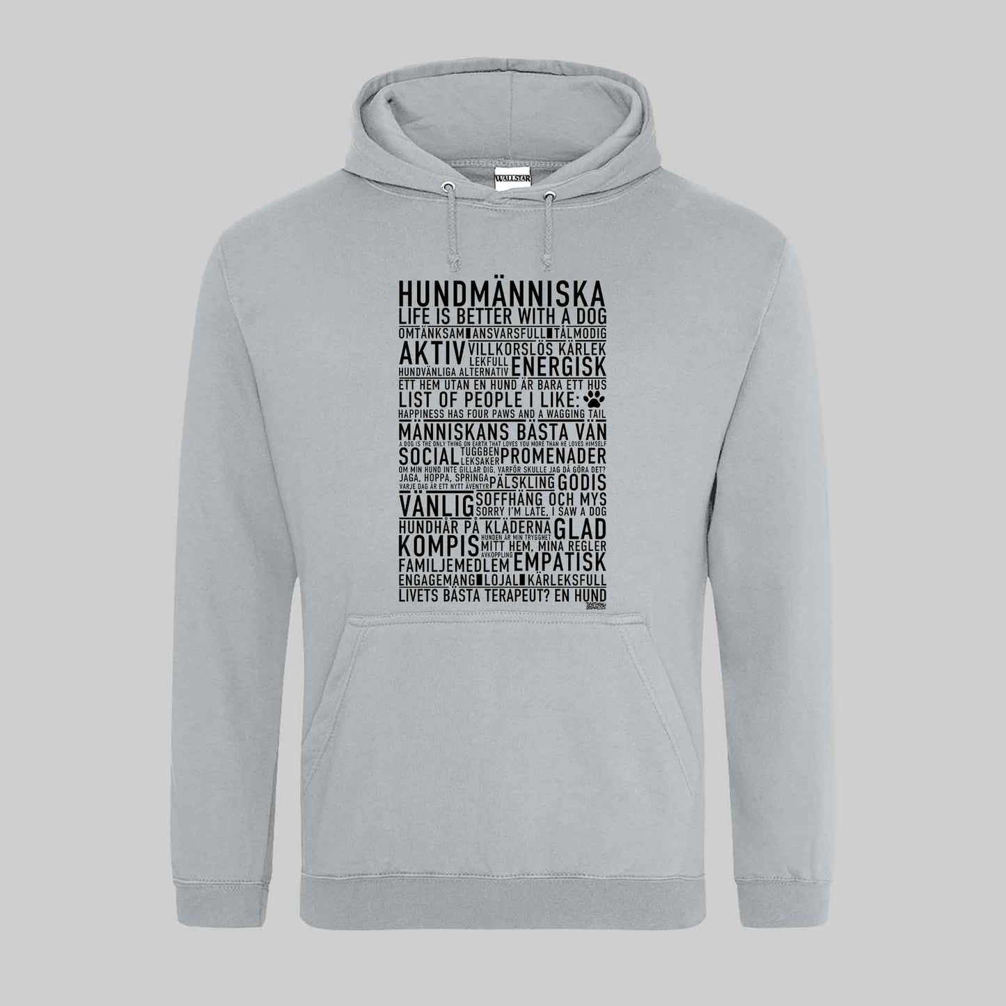 Hundmänniska Text Hoodie