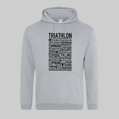 Triathlon Text Hoodie