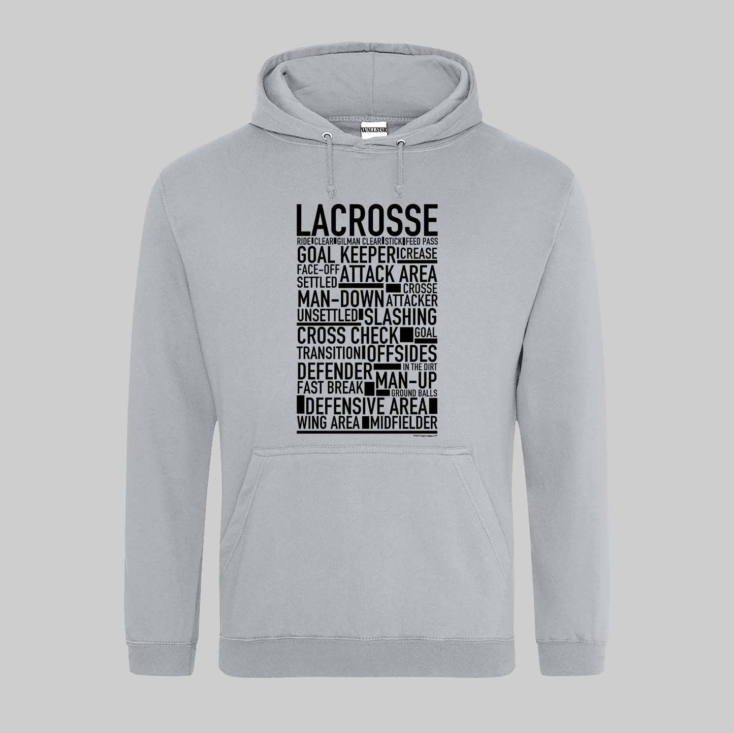 Lacrosse Text Hoodie
