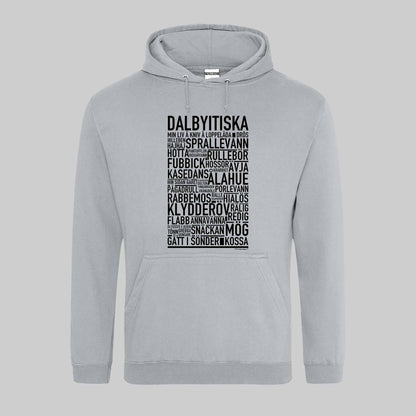 Dalbyitiska Dialekt Text Hoodie