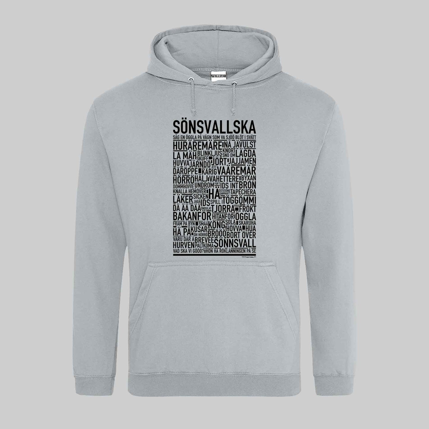 Sönsvallska Dialekt Text Hoodie
