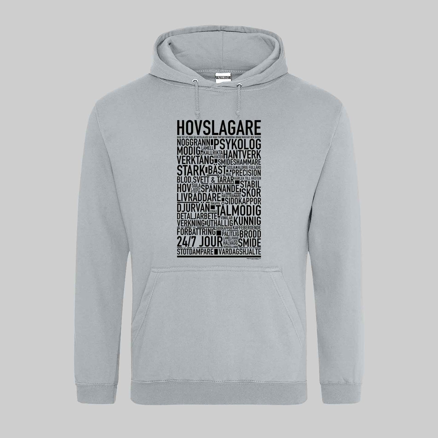 Hovslagare Text Hoodie
