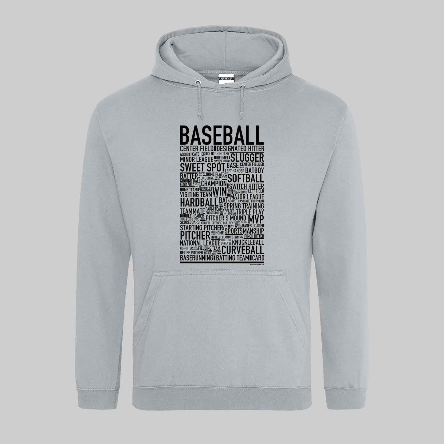 Baseball Text Hoodie