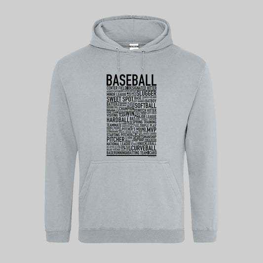 Baseball Text Hoodie