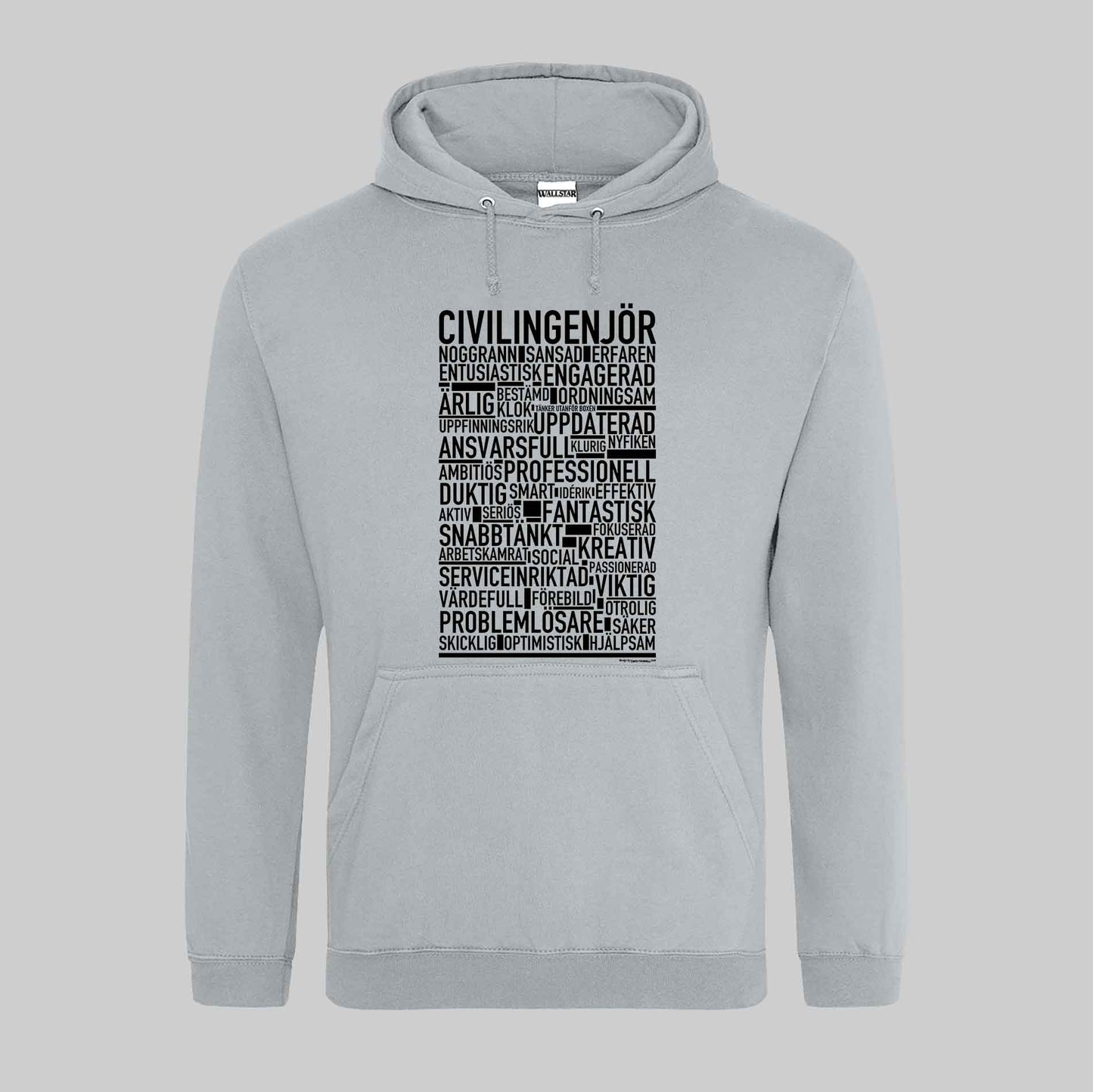Civilingenjör Text Hoodie