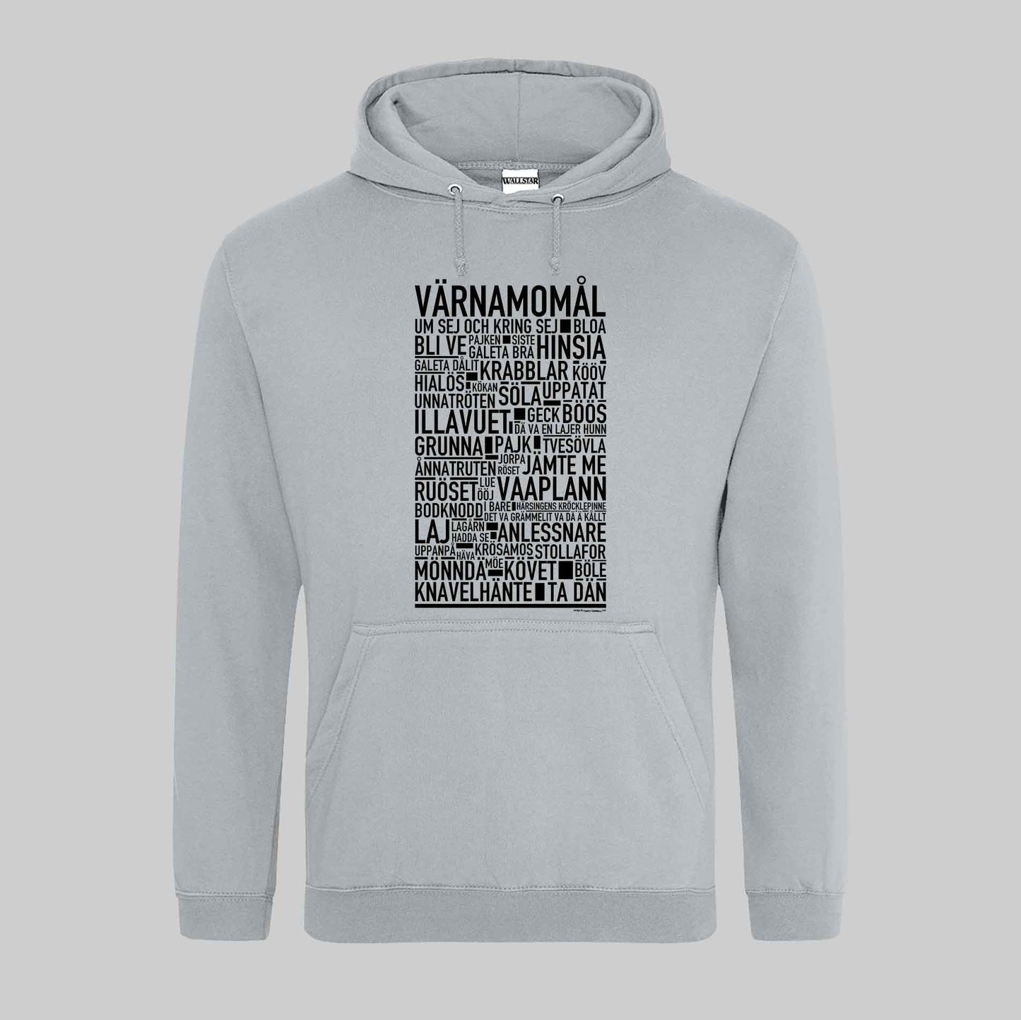Värnamomål Dialekt Text Hoodie