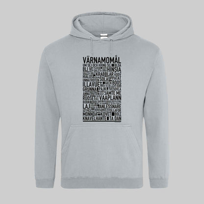 Värnamomål Dialekt Text Hoodie