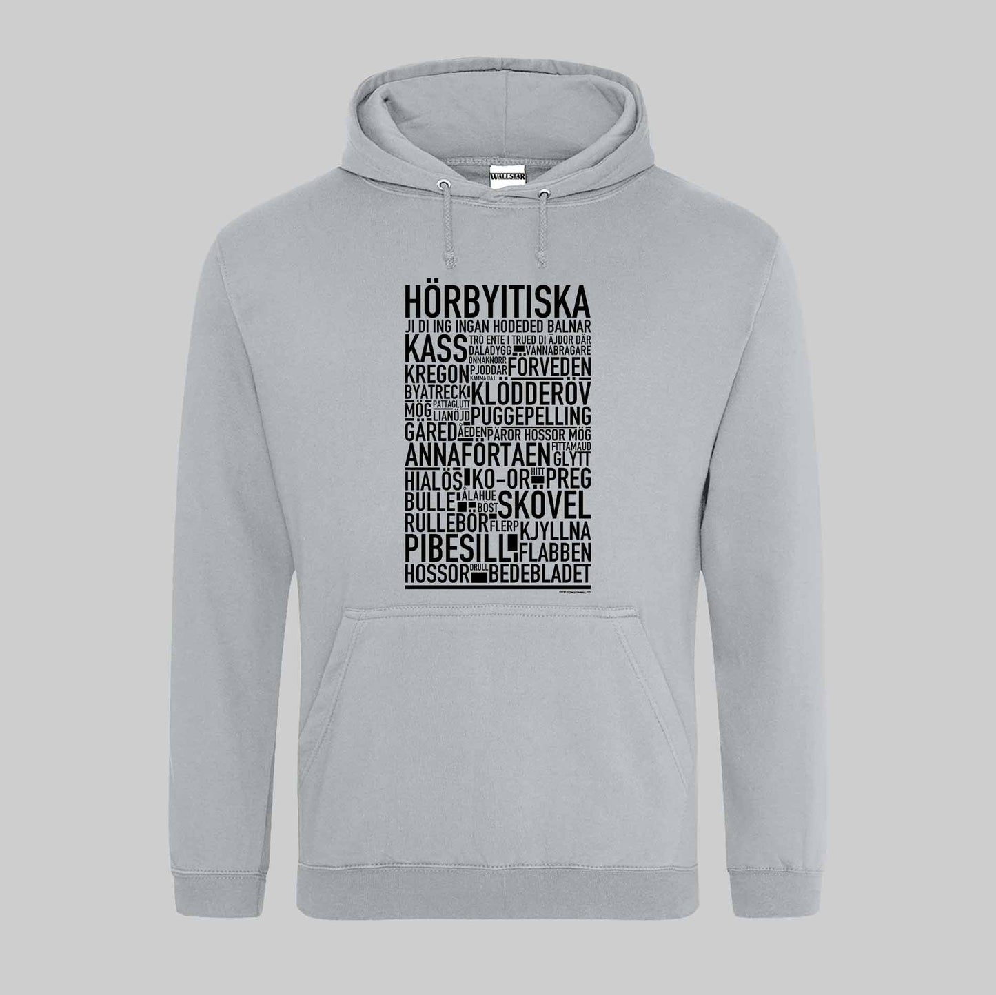 Hörbyitiska Dialekt Text Hoodie