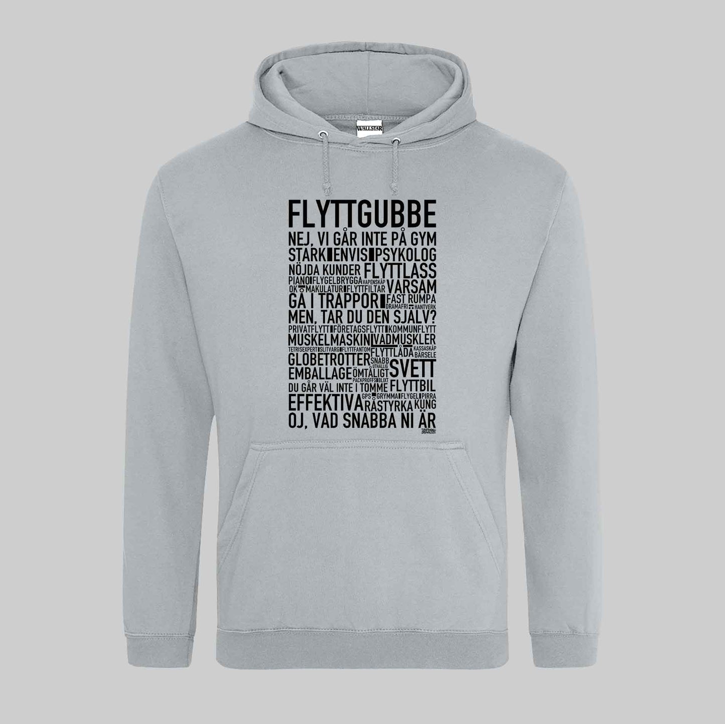 Flyttgubbe Text Hoodie