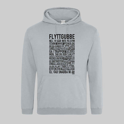 Flyttgubbe Text Hoodie