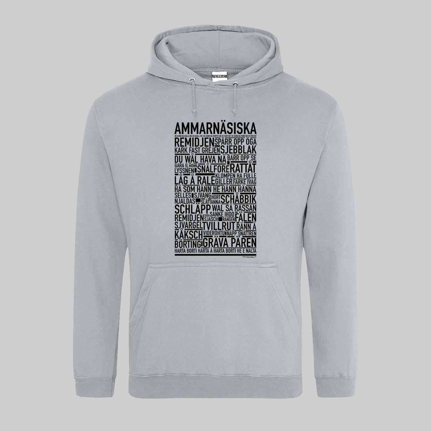 Ammarnäsiska Dialekt Text Hoodie