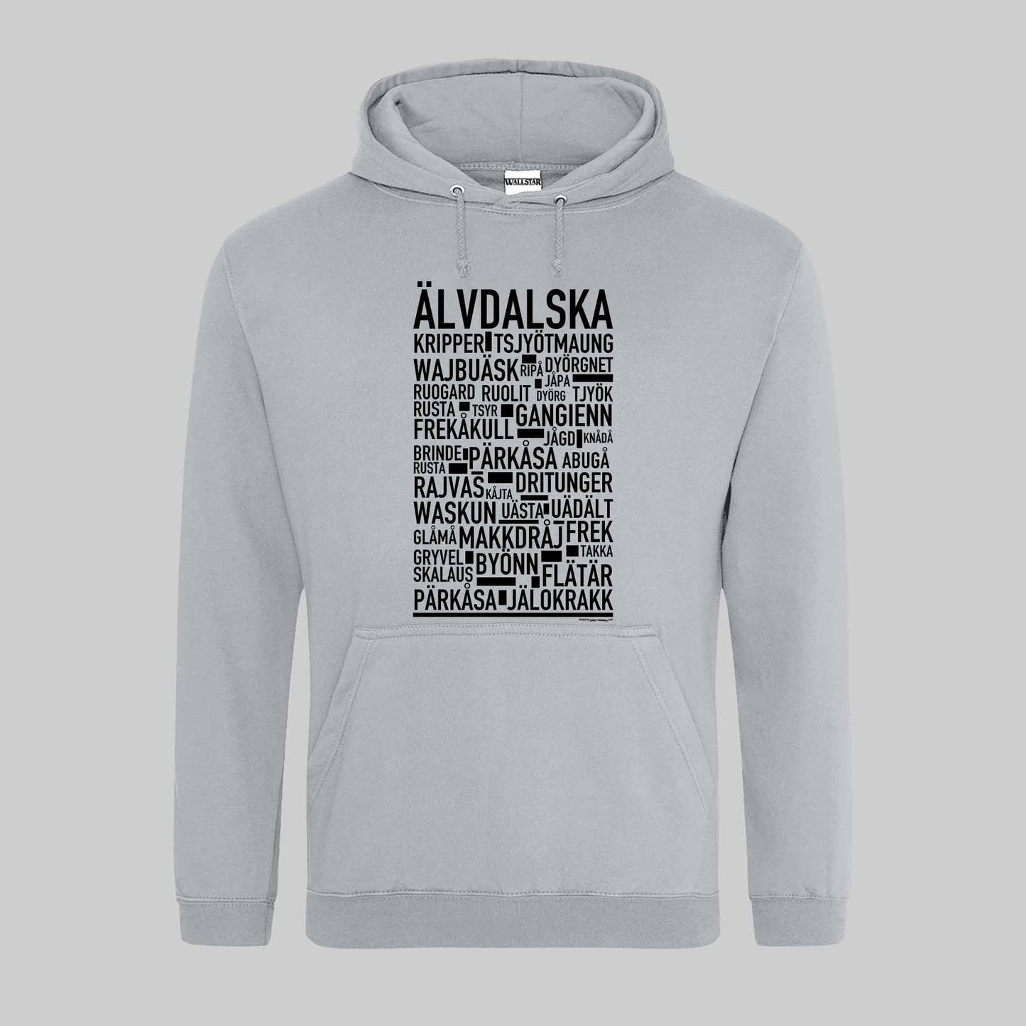 Älvdalska Dialekt Text Hoodie