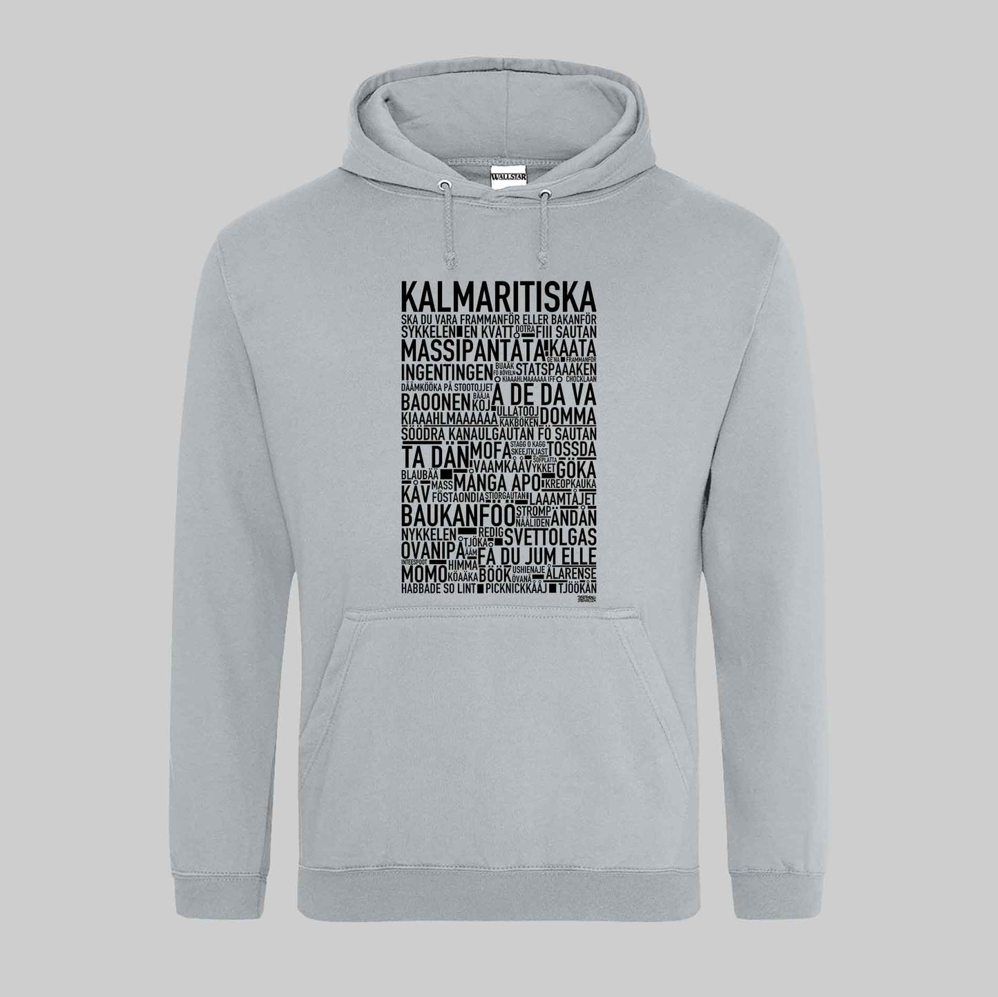 Kalmaritiska Dialekt Text Hoodie