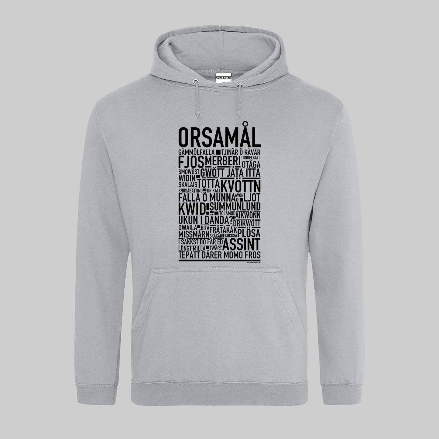 Orsamål Dialekt Text Hoodie