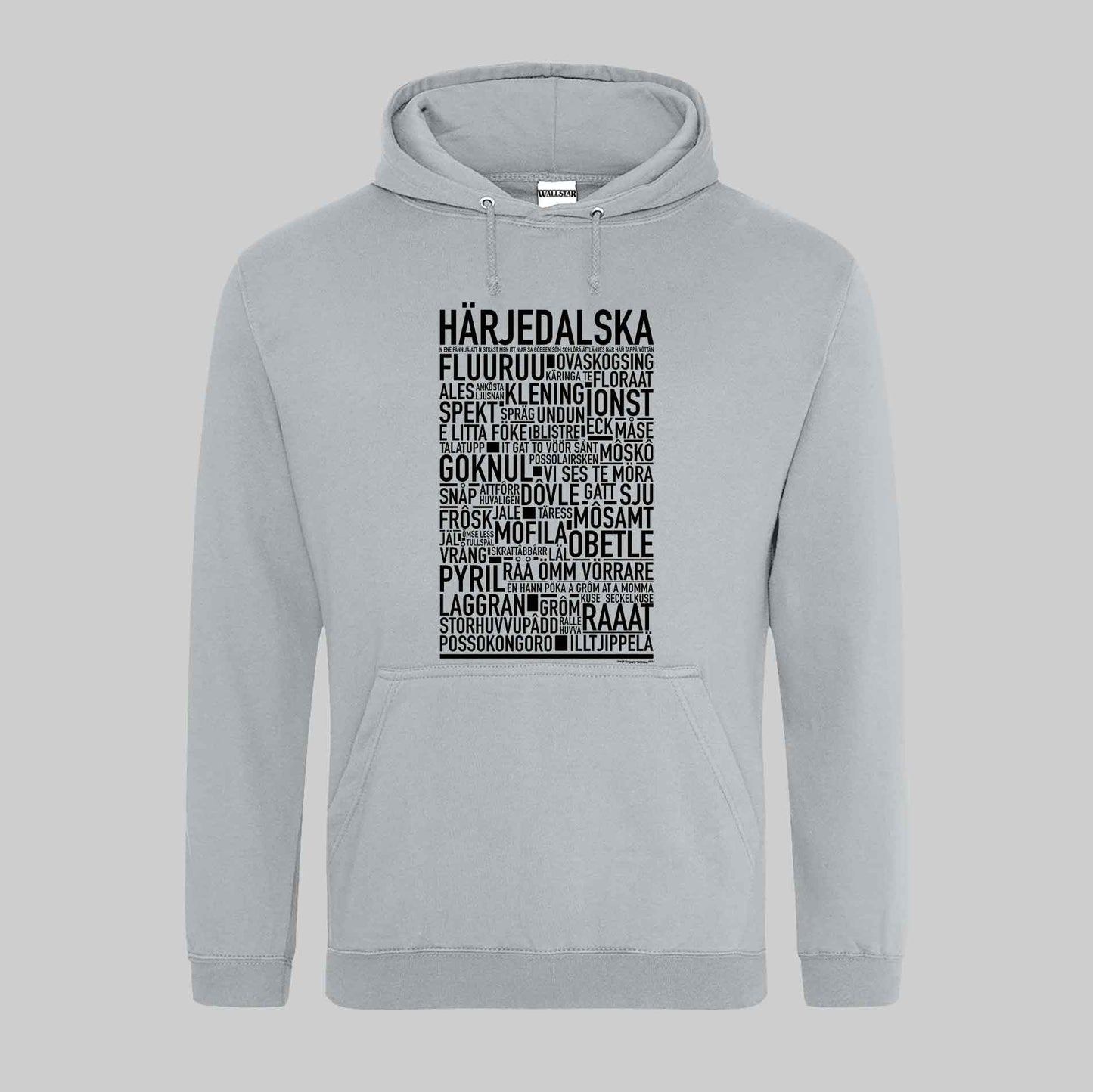 Härjedalska Dialekt Text Hoodie