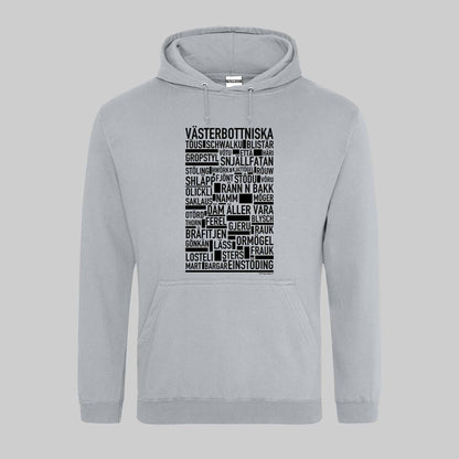 Västerbottniska Dialekt Text Hoodie