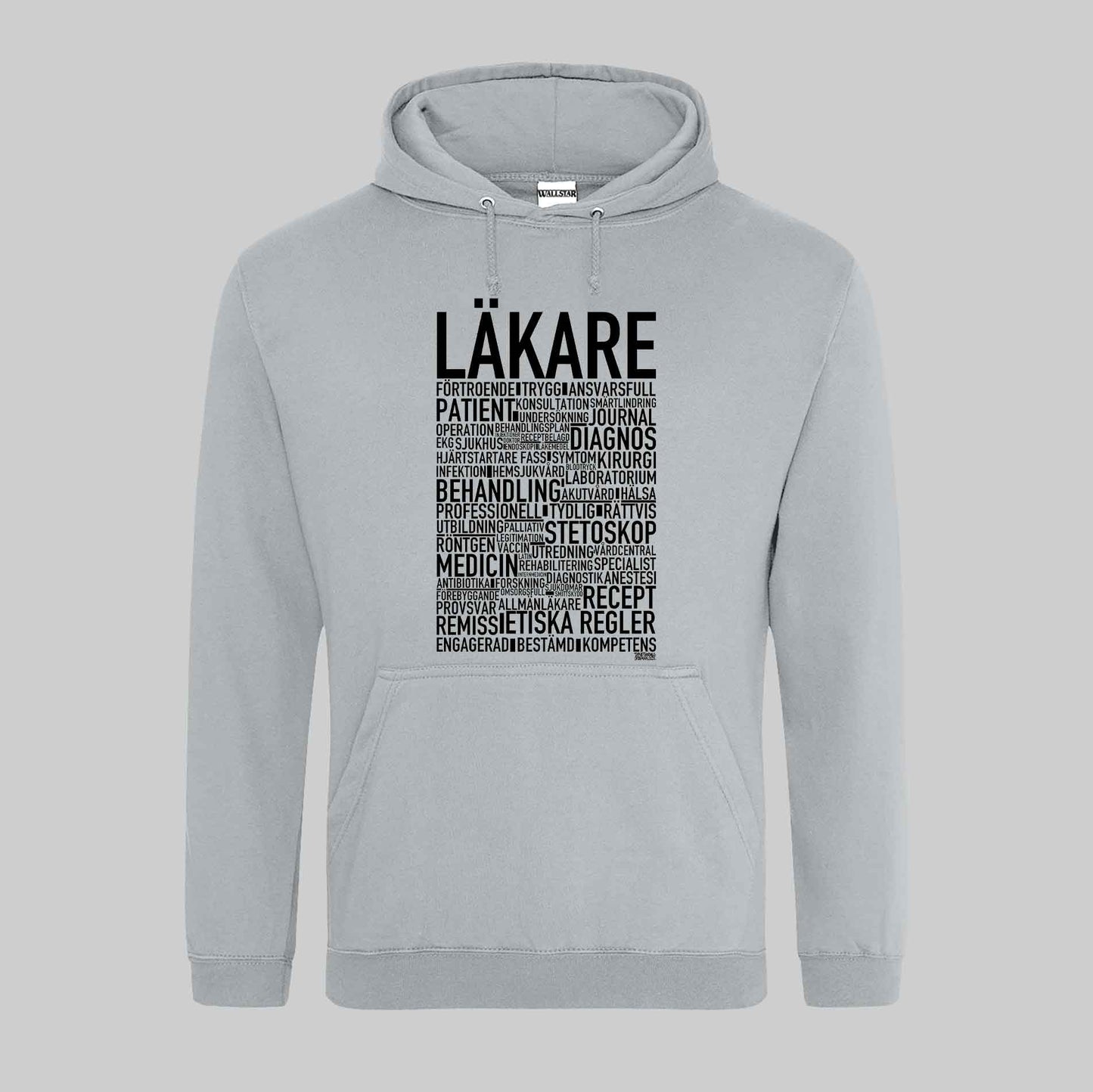 Läkare 2025 Text Hoodie
