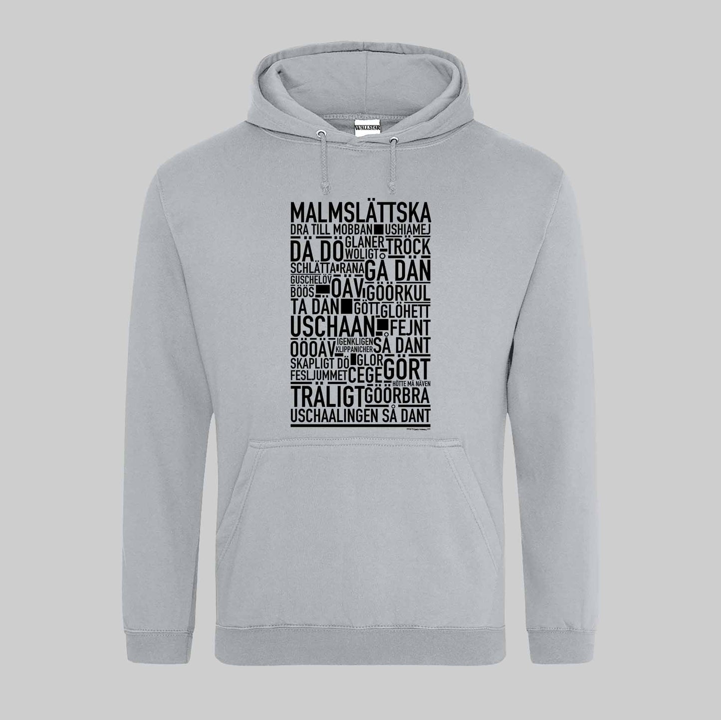 Malmslättska Dialekt Text Hoodie