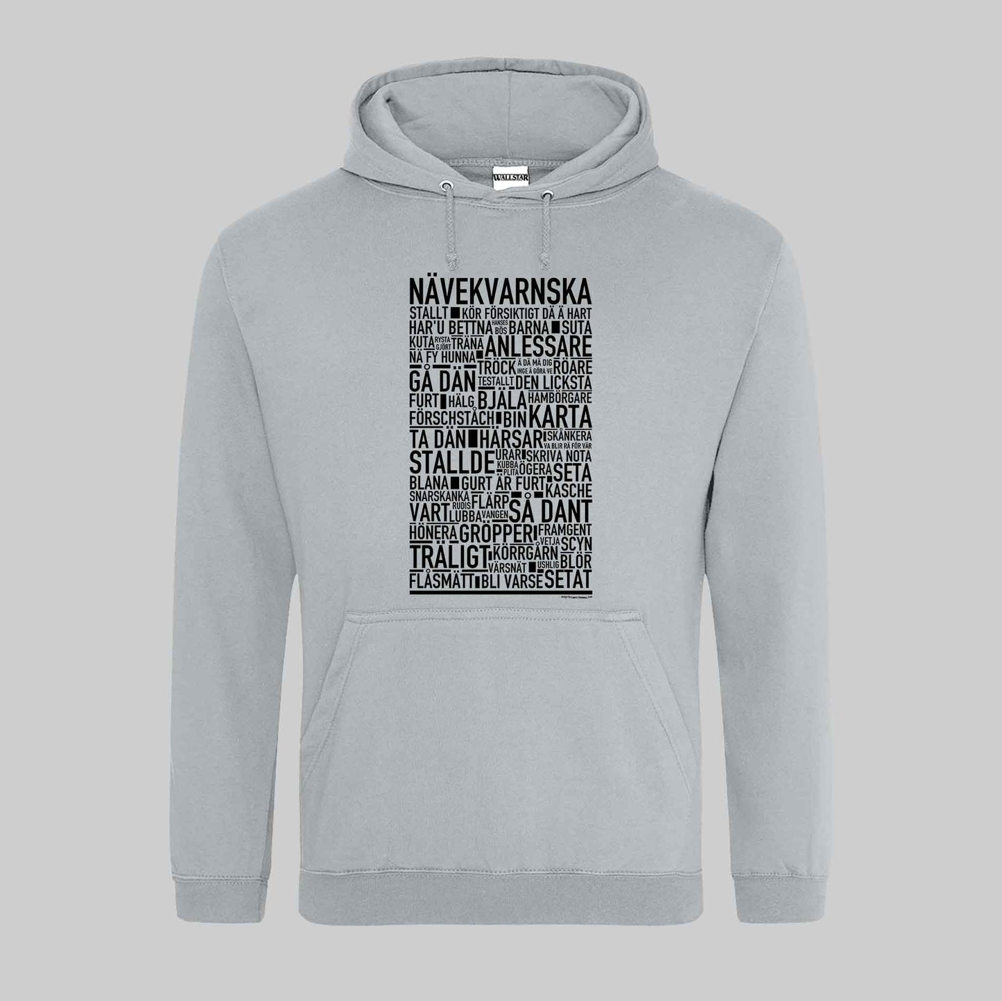Nävekvarnska Dialekt Text Hoodie