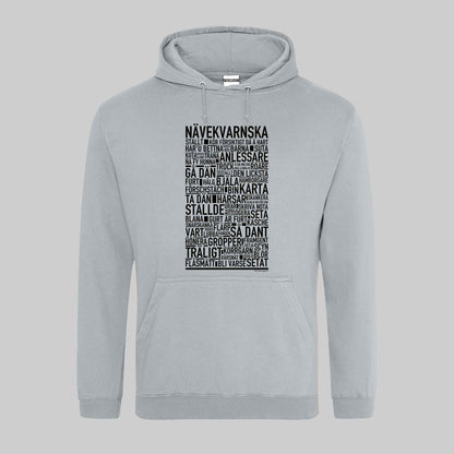 Nävekvarnska Dialekt Text Hoodie
