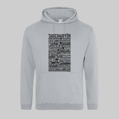 Taxichaufför Text Hoodie