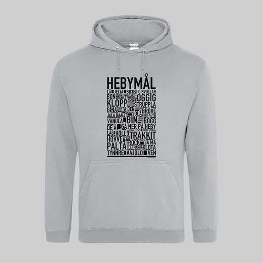 Hebymål Dialekt Text Hoodie