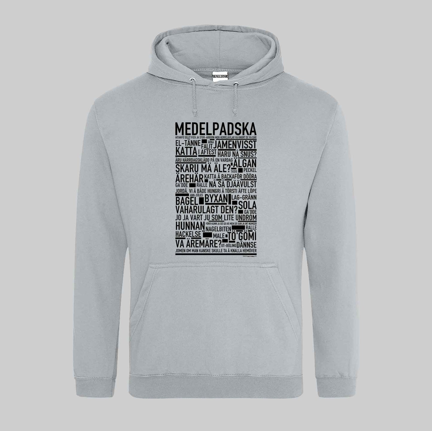 Medelpadska Dialekt Text Hoodie