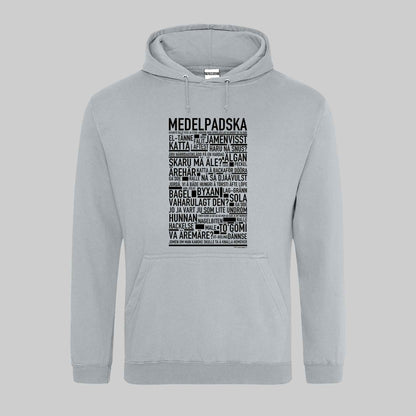 Medelpadska Dialekt Text Hoodie