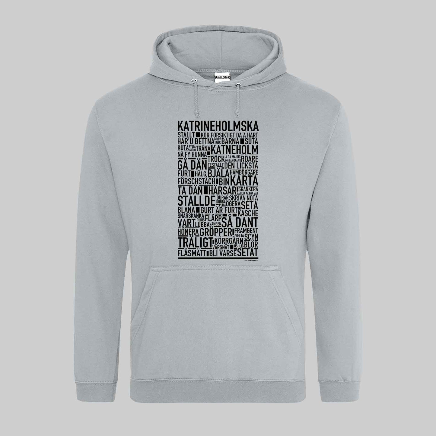 Katrineholmska Dialekt Text Hoodie
