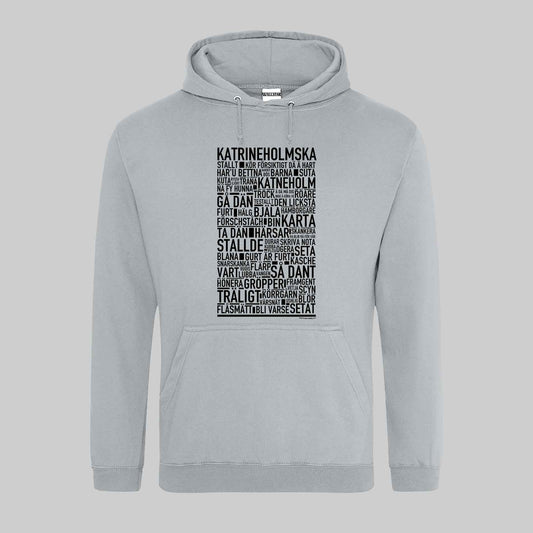 Katrineholmska Dialekt Text Hoodie