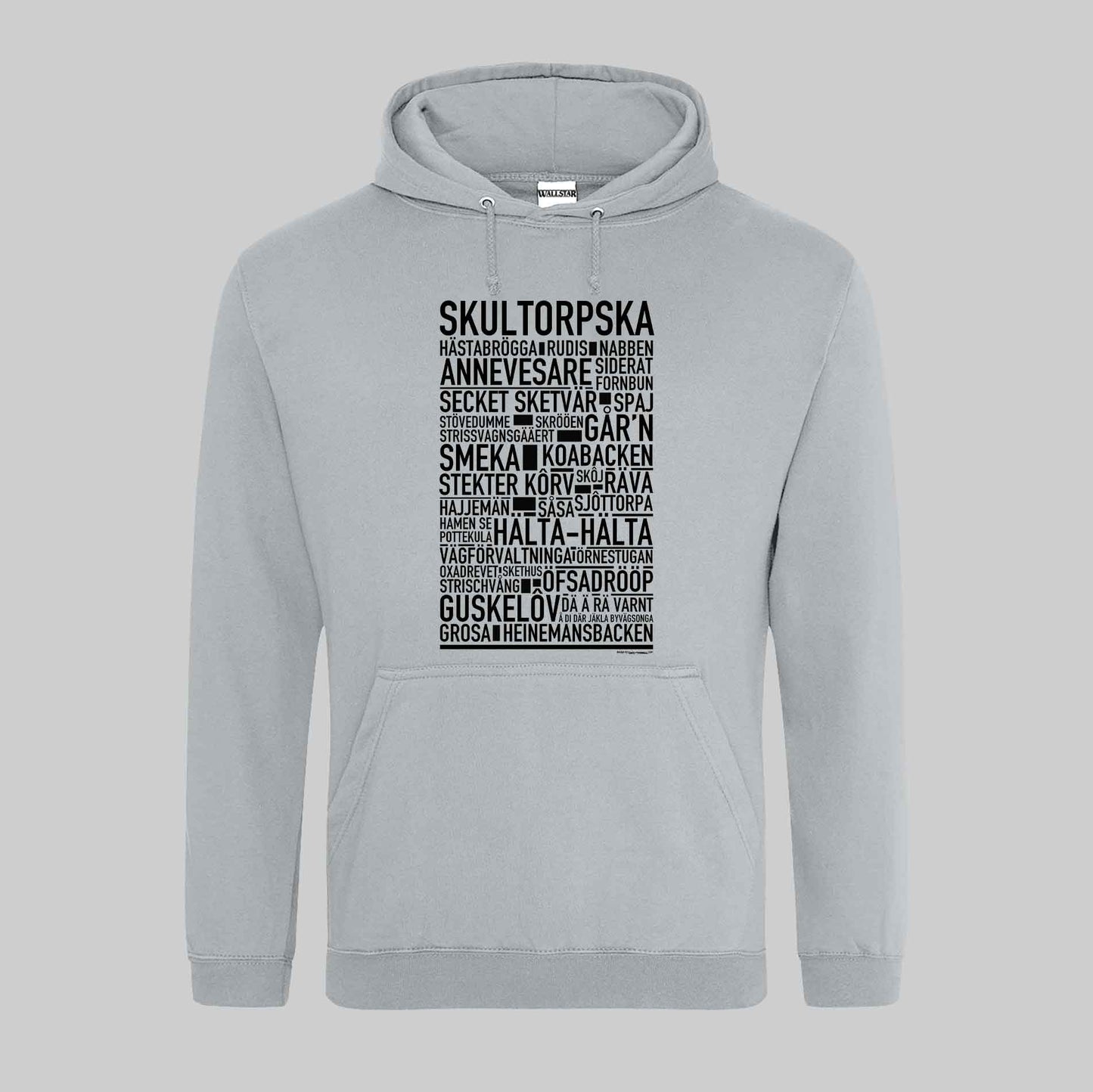 Skultorpska Dialekt Text Hoodie