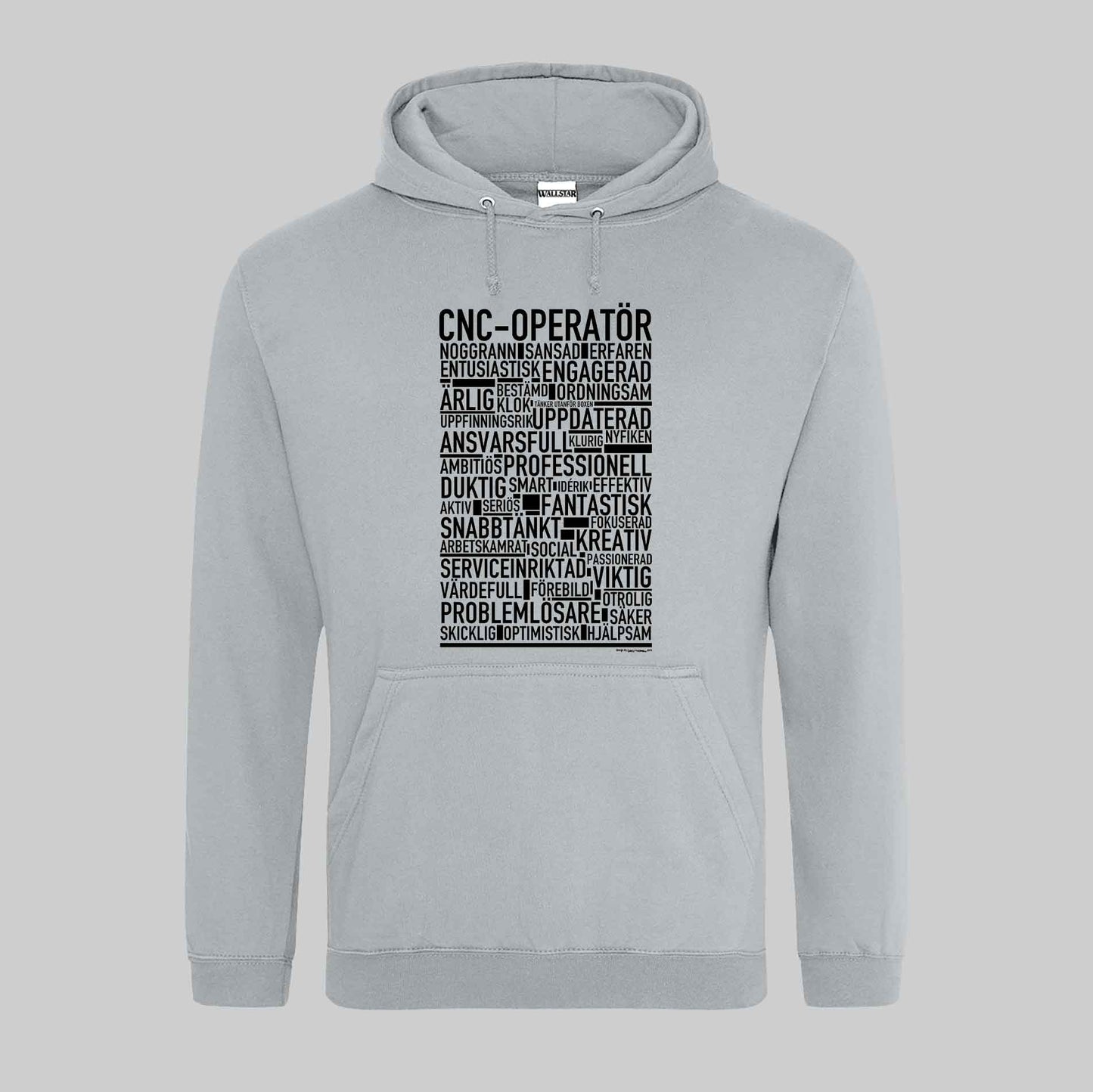 CNC Operatör Text Hoodie