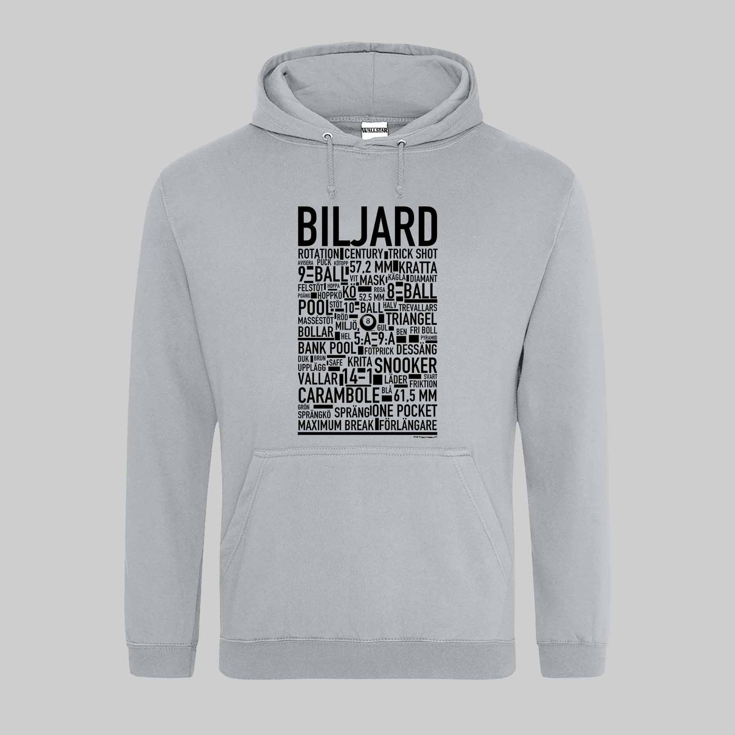 Biljard Text Hoodie