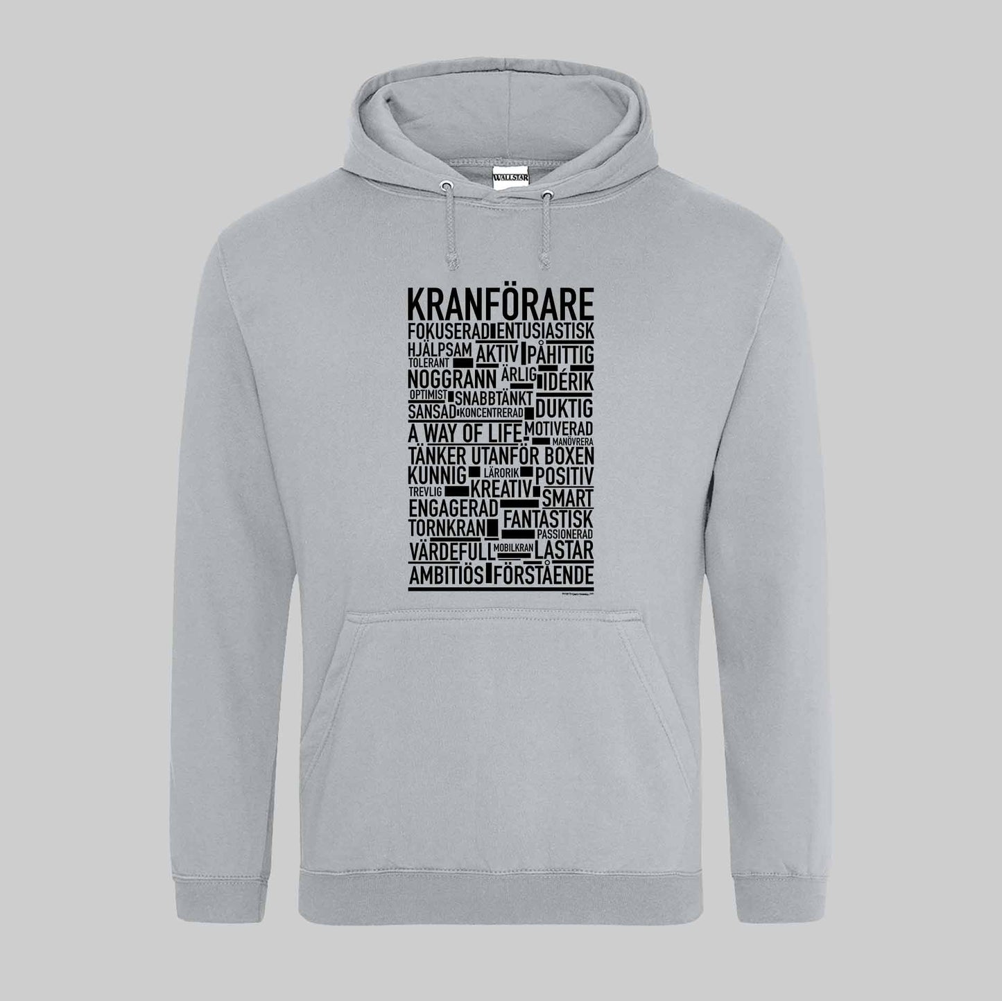 Kranförare Text Hoodie