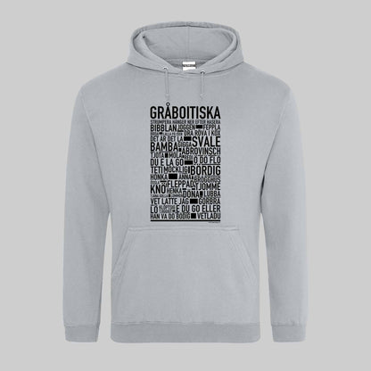 Gråboitiska Dialekt Text Hoodie