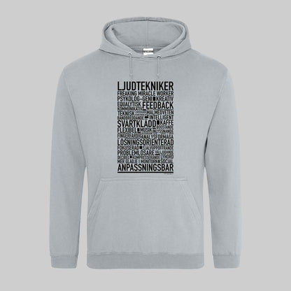 Ljudtekniker Text Hoodie