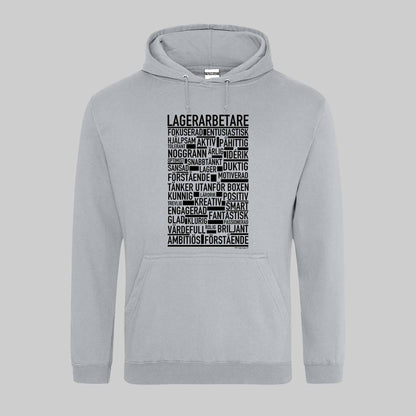 Lagerarbetare Text Hoodie
